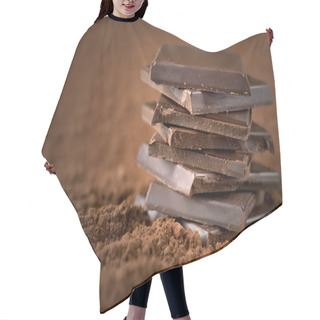 Personality  Stacked Chocolate Bars Hair Cutting Cape