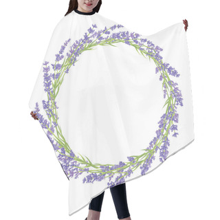 Personality  Circle Of Lavender Flowers Hair Cutting Cape