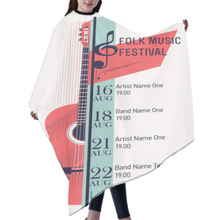 Personality  Classical Music Festival Poster Hair Cutting Cape