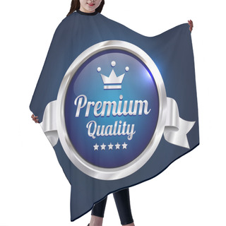 Personality  Silver Premium Quality Badge Hair Cutting Cape