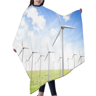 Personality  Wind Turbines Hair Cutting Cape