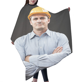 Personality  Construction Engineer Hair Cutting Cape