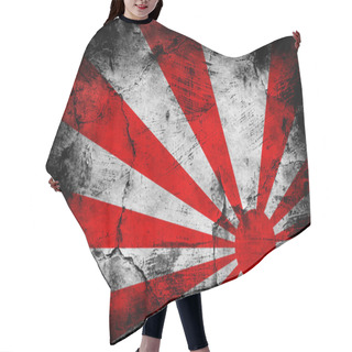 Personality  Rising Sun Japan Flag Hair Cutting Cape