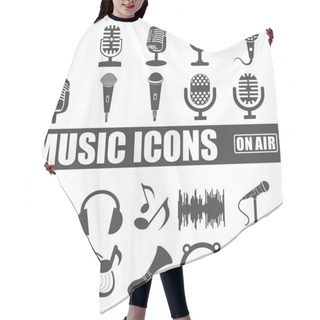 Personality  Music Icons Hair Cutting Cape