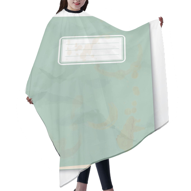 Personality  Old exercise book hair cutting cape