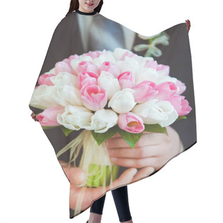 Personality  Big Bridal Bouquet  Hair Cutting Cape