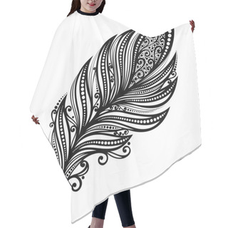 Personality  Peerless Decorative Feather (Vector), Tattoo Hair Cutting Cape