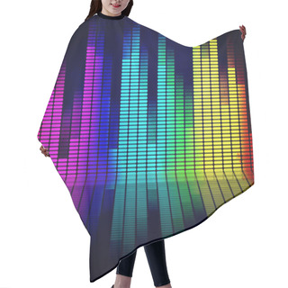 Personality  Music Equalizer Hair Cutting Cape