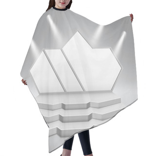 Personality  Modern Stage Illuminated By Spotlights Hair Cutting Cape