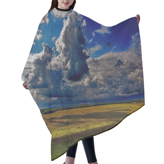 Personality  Clouds Over The Fields Hair Cutting Cape