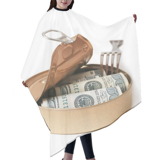Personality  Dollars In Can Hair Cutting Cape