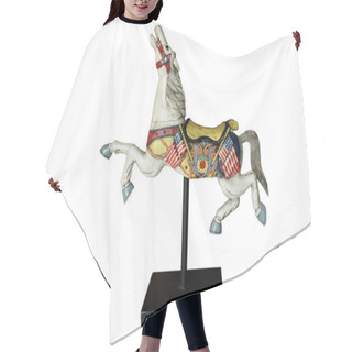 Personality  Wooden Horse Hair Cutting Cape