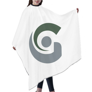 Personality   Initial Letter Gc Or Cg Logo Vector Design Template Hair Cutting Cape