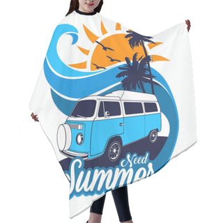Personality  Need Summer Vector Graphic Design Hair Cutting Cape