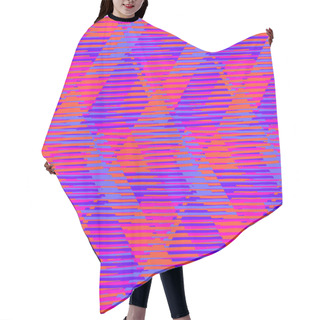 Personality  Abstract Vector Striped Background Hair Cutting Cape
