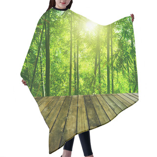 Personality  Bamboo Forest. Hair Cutting Cape