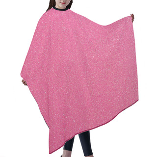 Personality  Pink Glitter Background Hair Cutting Cape