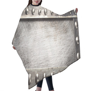Personality  Metal Plate Hair Cutting Cape
