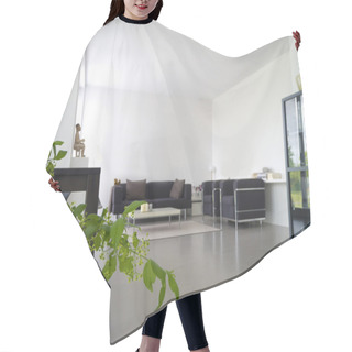 Personality  Living Room With Indoor Plant Hair Cutting Cape