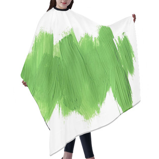 Personality  Green Acrylic Brush Strokes Hair Cutting Cape