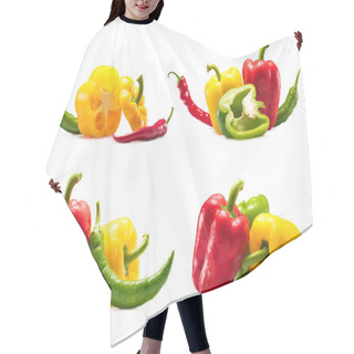 Personality  Collection Of Chili And Bell Peppers  Hair Cutting Cape