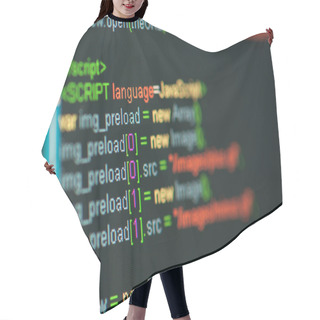 Personality  HTML Code Hair Cutting Cape