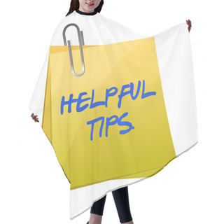 Personality  Helpful Tips Post It Illustration Design Hair Cutting Cape