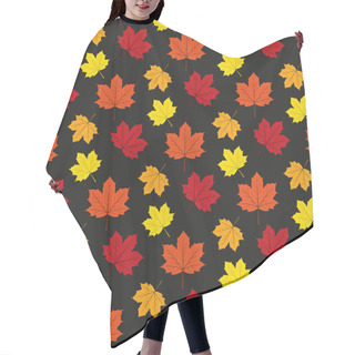 Personality  Autumn Maple Leafs Pattern. Hair Cutting Cape