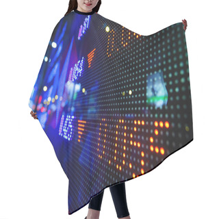 Personality  Stock Market Price Display Abstract Hair Cutting Cape