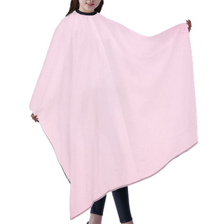 Personality  Texture Of Polka Dot Pattern On Pink Background Hair Cutting Cape