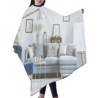 Personality  Trendy Interior Design With Sofa Hair Cutting Cape