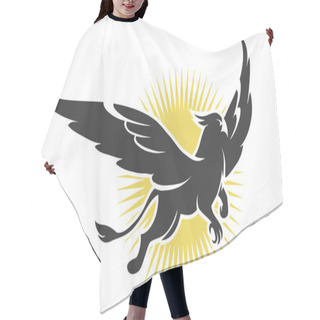 Personality  Griffin On A Background Of The Sun Hair Cutting Cape