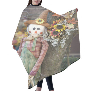 Personality  Festive Scarecrow. Hair Cutting Cape