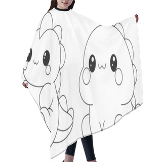 Personality  Cute Dinosaur Squishmallow Coloring Page Hair Cutting Cape