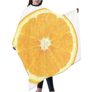Personality  Orange Fruit Isolated On White Background Hair Cutting Cape