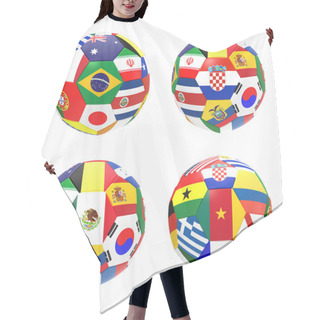 Personality  Football World Cup Hair Cutting Cape