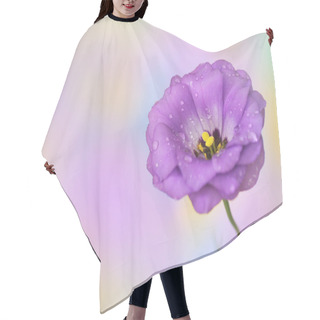 Personality  Lisianthus Flower Hair Cutting Cape