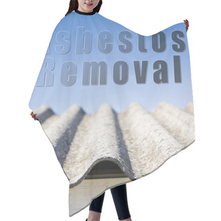 Personality  Asbestos Removal Concept Image Hair Cutting Cape