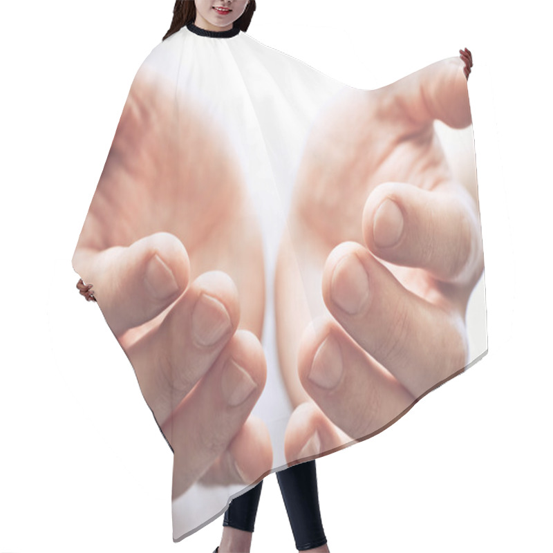 Personality  Open hands hair cutting cape