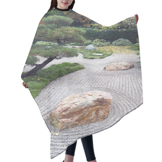 Personality  Japanese Dry Landscape Garden Hair Cutting Cape