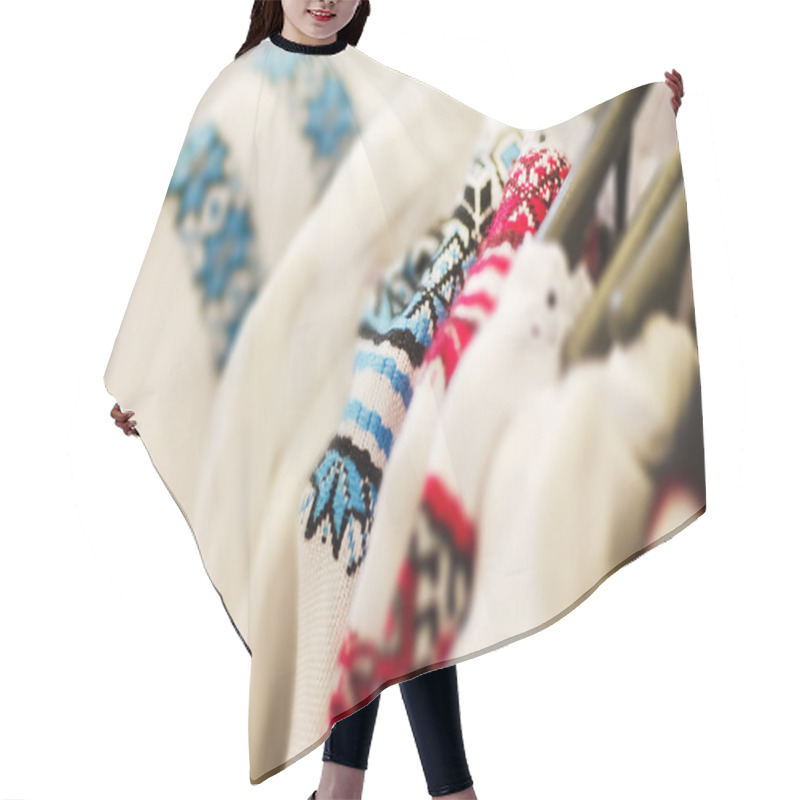 Personality  National Ukrainian Costumes Hair Cutting Cape