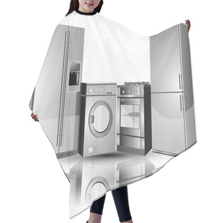 Personality  Equipment: A Refrigerator, Washing Machine, Stove. Hair Cutting Cape