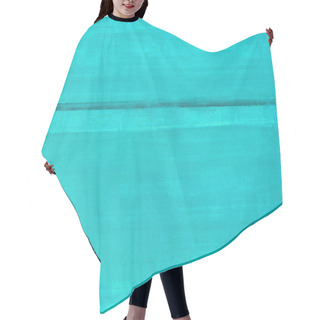 Personality  Turquoise Abstract Art Painting Hair Cutting Cape