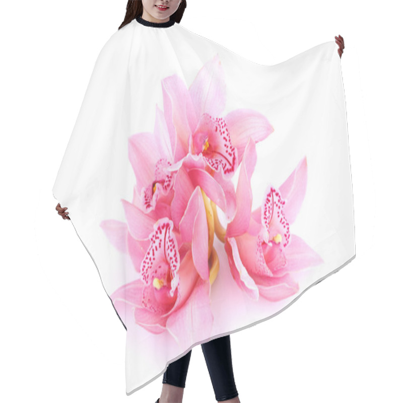 Personality  Orchid Isolated Hair Cutting Cape