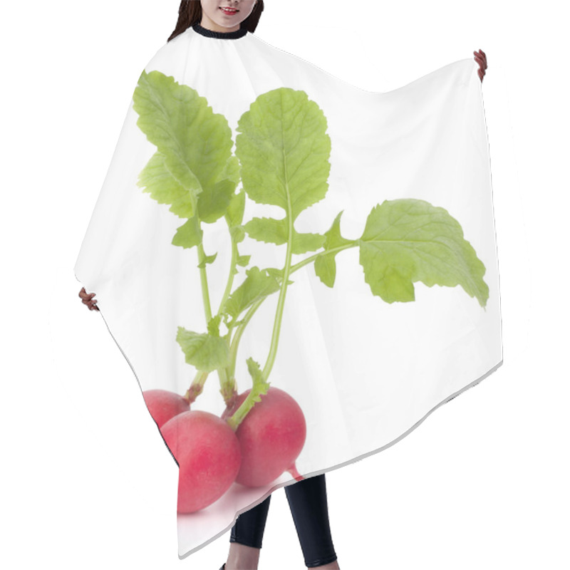 Personality  Small Garden Radish With Leaves Hair Cutting Cape