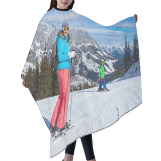 Personality  Ski, Winter, Snow, Skiers Hair Cutting Cape