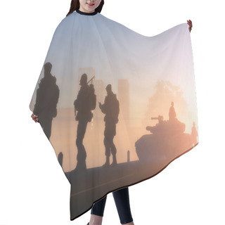 Personality  Military. Hair Cutting Cape