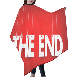 Personality  End - Word Hanging On Ropes  Hair Cutting Cape