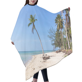 Personality  Palms And White Sand Koh Samui Hair Cutting Cape