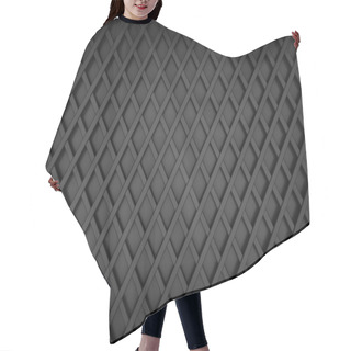 Personality  Diamond Line Grid Background Metal Matrial 3d Rendering Hair Cutting Cape